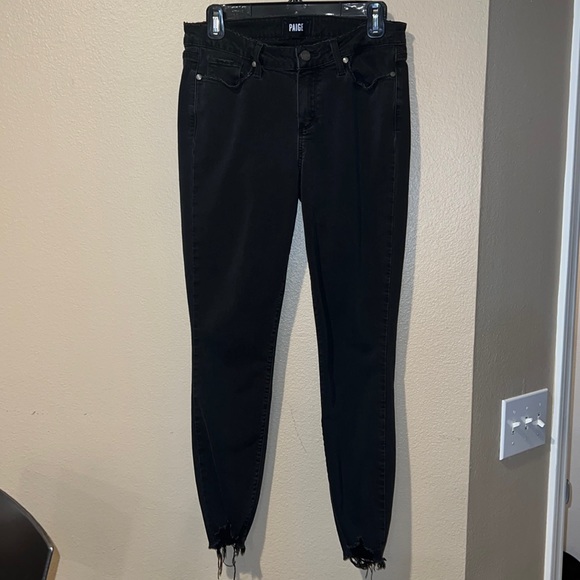 PAIGE Verdugo Frayed Skinny Jeans - Picture 1 of 5